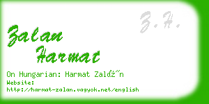 zalan harmat business card